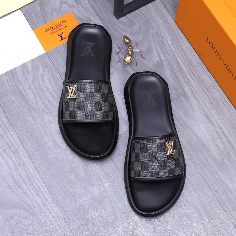 Louis Vuitton Shoes Leather Classic Fake Knock Off Designer Shoes