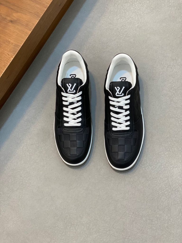 Louis Vuitton zapatos de cuero clásico primera copia mejores zapatos falsos