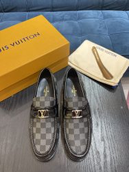 Louis Vuitton Shoes Leather Classic First Copy Best Replica Shoes