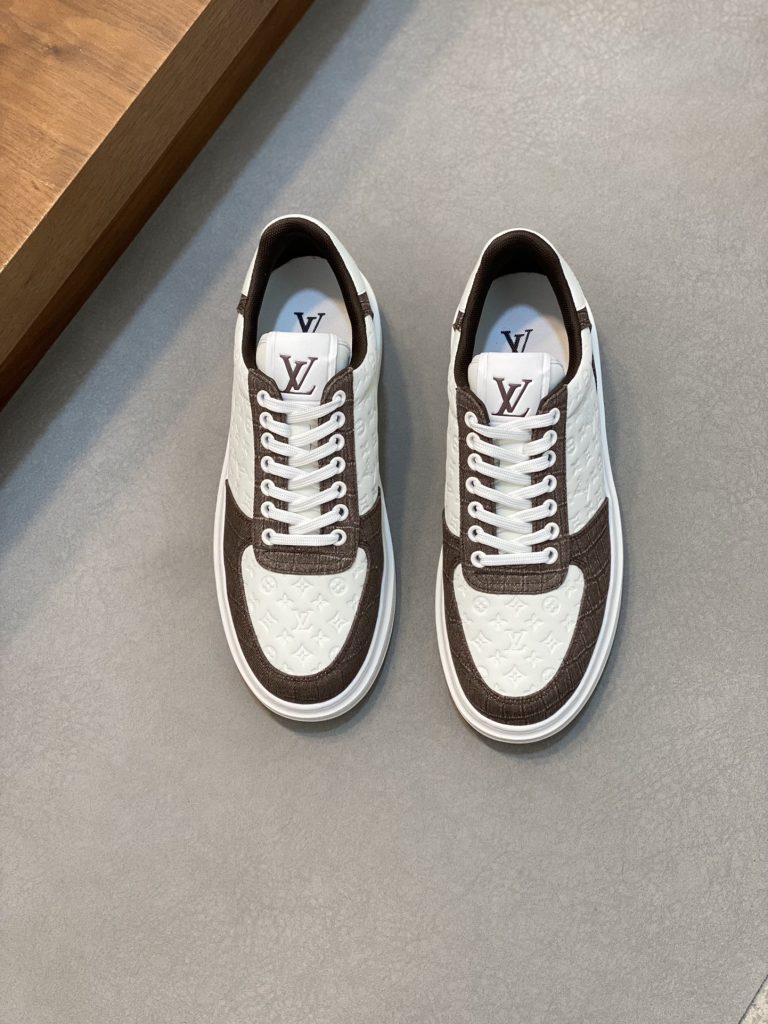 Louis Vuitton zapatos de cuero clásico de alta calidad réplica de zapatos en línea