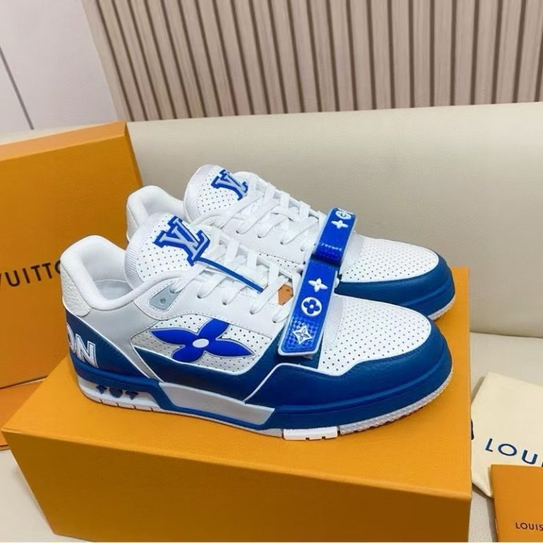 Louis Vuitton Zapatos De Cuero De Aspecto Clásico Fake Designer Shoes Cheap