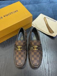Louis Vuitton Shoes Leather Classic Luxury Replica Designer Shoes Cheap