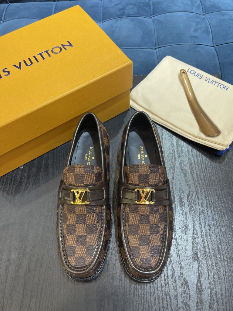 Louis Vuitton Shoes Leather Classic Luxury Replica Designer Shoes Cheap