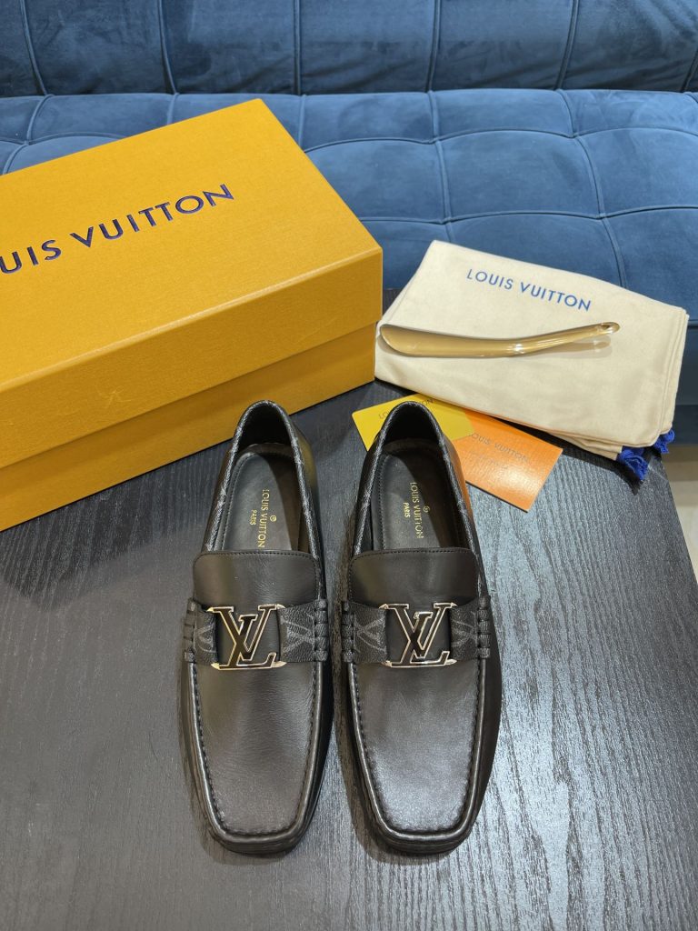 Louis Vuitton Schuhe Leder Classic Super Clone Replik Schuhe Online