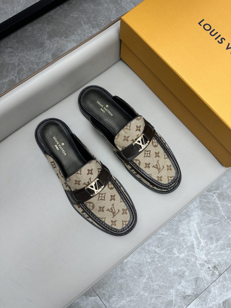 Louis Vuitton Schuhe Leder Designer Beste gefälschte Schuhe