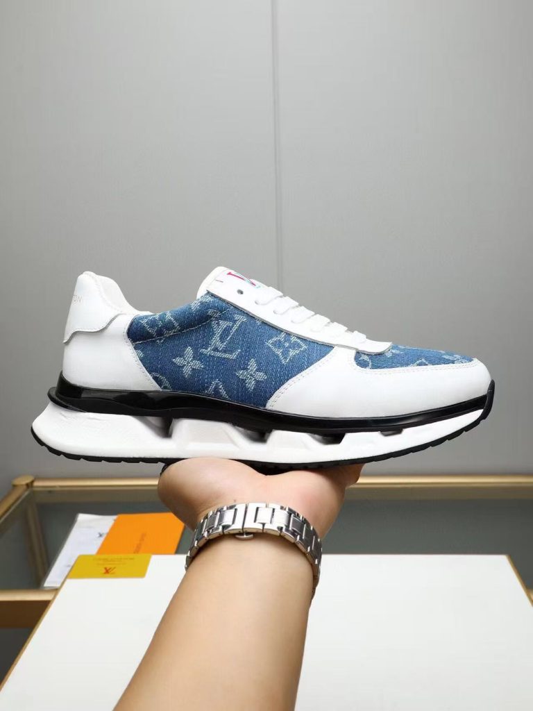Louis Vuitton Schuhe Leder Elegant Erste Kopie Replik Trainer