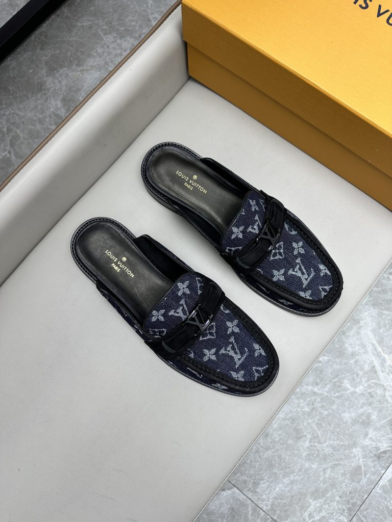 Louis Vuitton Schuhe Leder Super Clone Gefälschte Schuhe Online