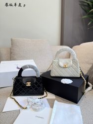 Luxury Chanel Bag Black Sheepskin Elegant Retro First Copy