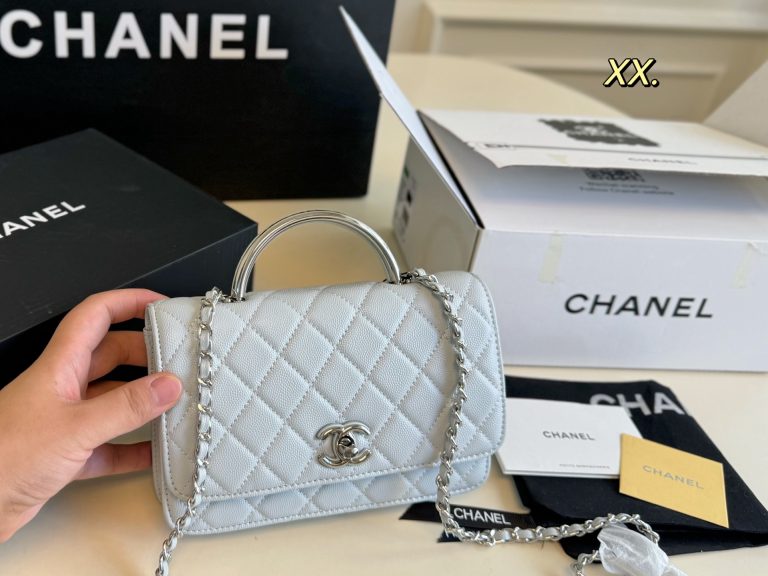 Luxury Chanel Bag Leather Retro Compact Fake