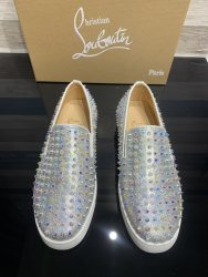 Lujo Christian Louboutin Zapatos de piel de vaca roja Aaa Replica 2