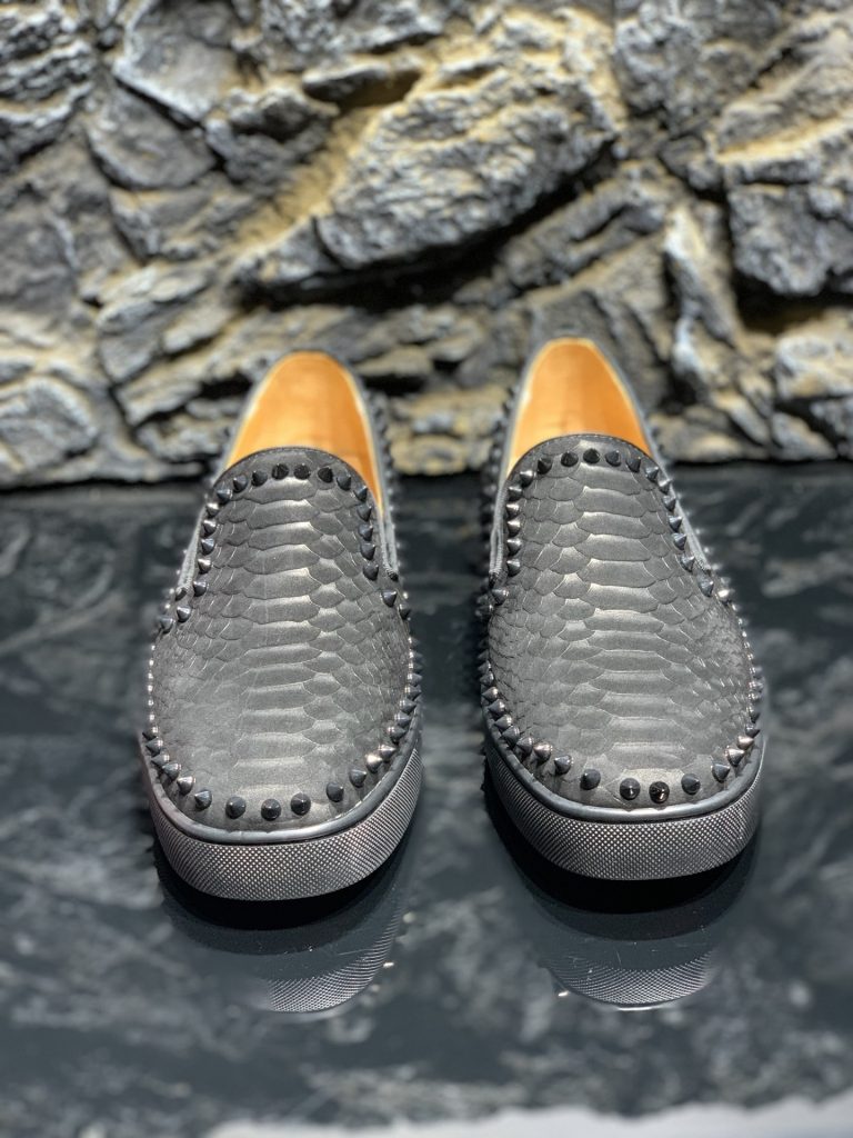Lujo Christian Louboutin Zapatos de piel de vaca roja Dupe Réplica 1