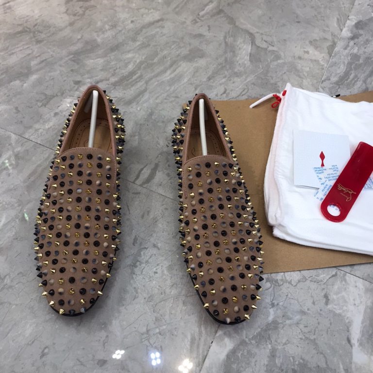 Luxury Christian Louboutin Shoes Red Cowhide Dupe Replica 8