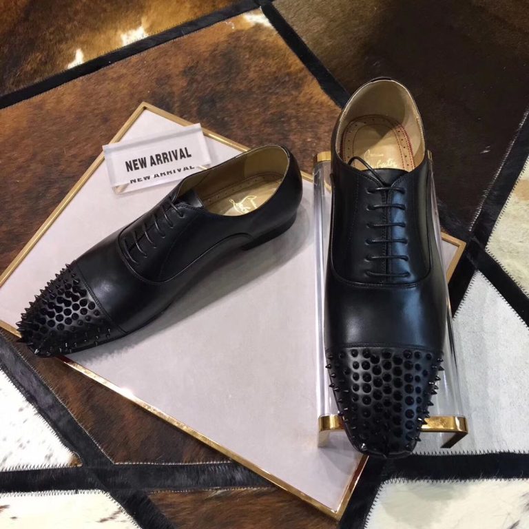 Luxury Christian Louboutin Shoes Red Cowhide Fake Replica 12