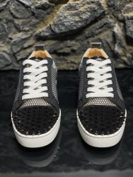 Lujo Christian Louboutin Zapatos de piel de vaca roja Fake Replica