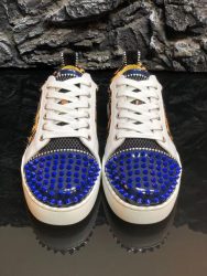 Luxury Christian Louboutin Shoes Red Cowhide Fake Replica 2