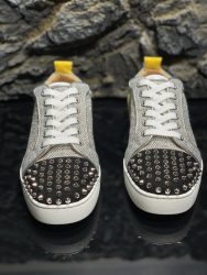 Luxury Christian Louboutin Shoes Red Cowhide Fake Replica 5