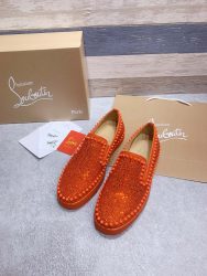 Lujo Christian Louboutin Zapatos de piel de vaca roja de alta calidad Réplica 3