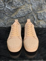 Luxury Christian Louboutin Shoes Red Cowhide Look Alike Replica 4