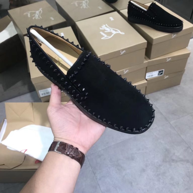 Réplique de luxe des chaussures Christian Louboutin en cuir de vachette rouge