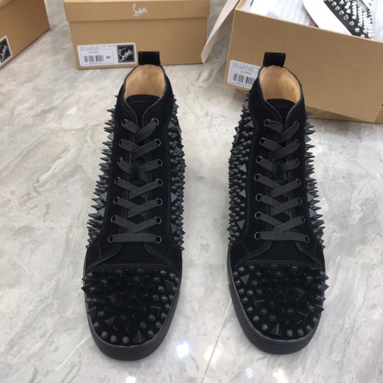 Luxus Christian Louboutin Schuhe Rotes Rindsleder Replik Designer 12