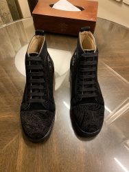 Luxury Christian Louboutin Shoes Red Cowhide Replica Designer 9