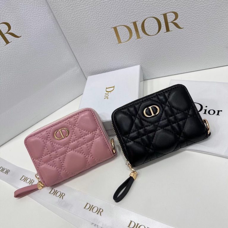 Luxury Dior Bag Black Leather Shoulder Handbag Designer