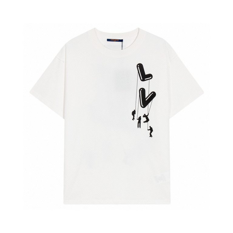 Luxury Lv Clothes Black Designer Replica 1:1
