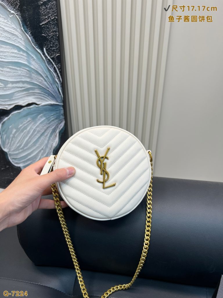 Luxus YSL Tasche Leder Crossbody Schulter Designer