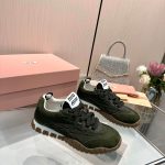Miu Miu Shoes Canvas Retro High Quality Fake Valentino Shoes