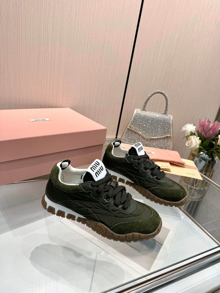 Miu Miu Shoes Canvas Retro High Quality Fake Valentino Shoes