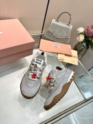 Miu Miu Shoes Canvas Retro Replica Valentino Knock Off Shoes