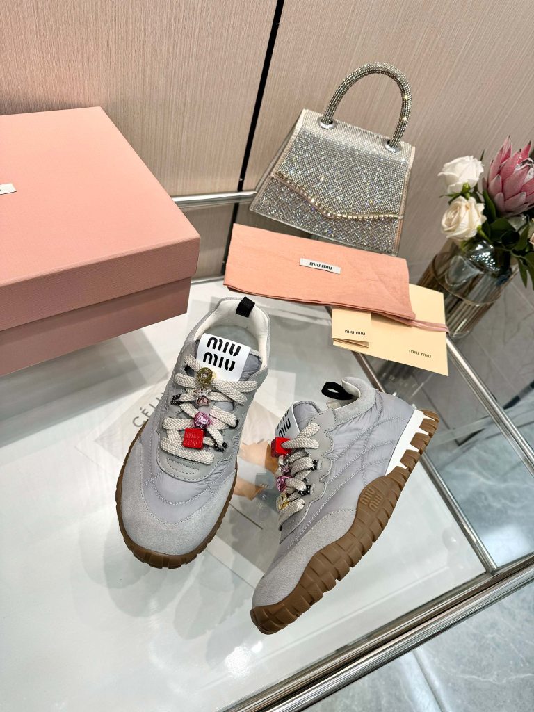 Miu Miu Shoes Canvas Retro Replica Valentino Knock Off Shoes