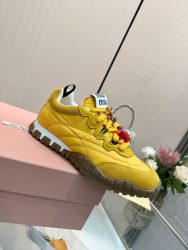 Miu Miu Shoes Canvas Retro First Copy Fake Off White Shoes