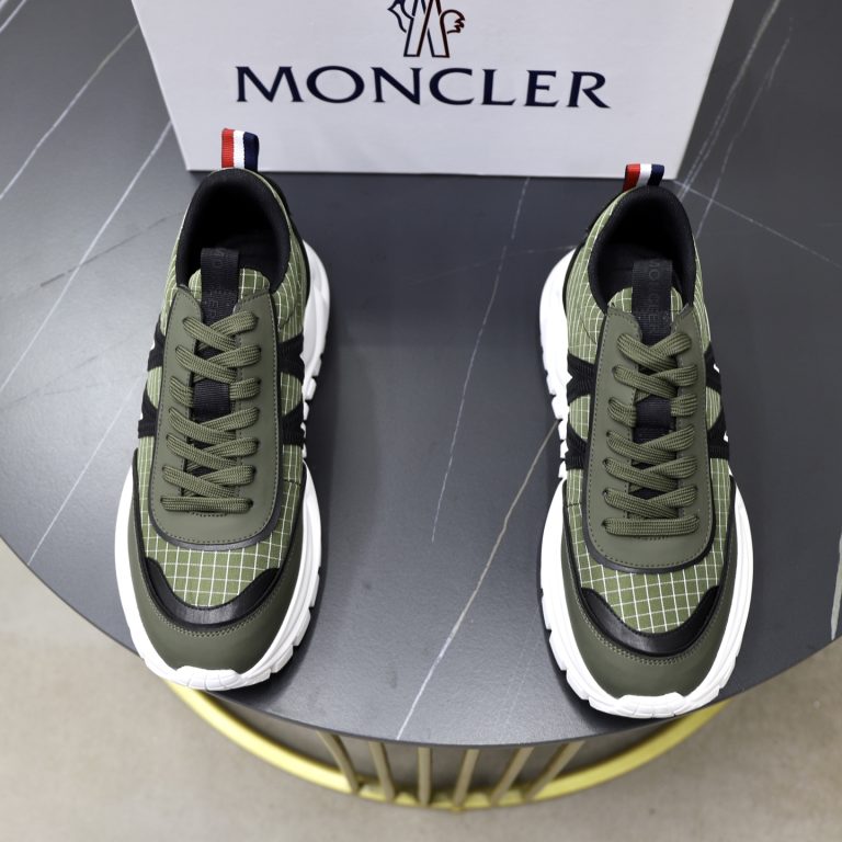 Moncler Shoes Leather 1:1 Fake Designer Shoes