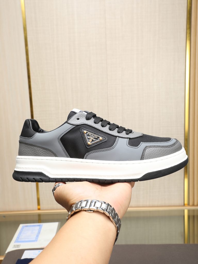 Prada Shoes Calfskin Casual Replica Fake Shoes Shop