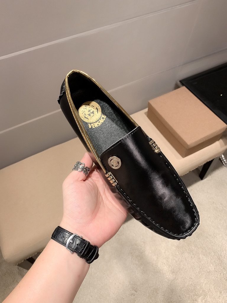 Prada zapatos de piel de becerro de moda de alta calidad falso Golden Goose zapatos