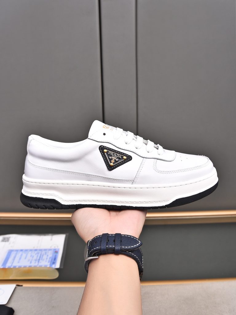 Prada Zapatos De Piel De Vaca Casual Aaa Zapatillas Falsas