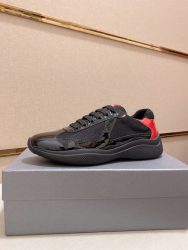 Prada Shoes Leather Casual 1:1 Fake Designer Shoes