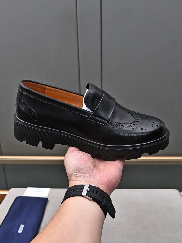Prada Schuhe Leder Casual Aaa Gefälschte Designer Schuhe