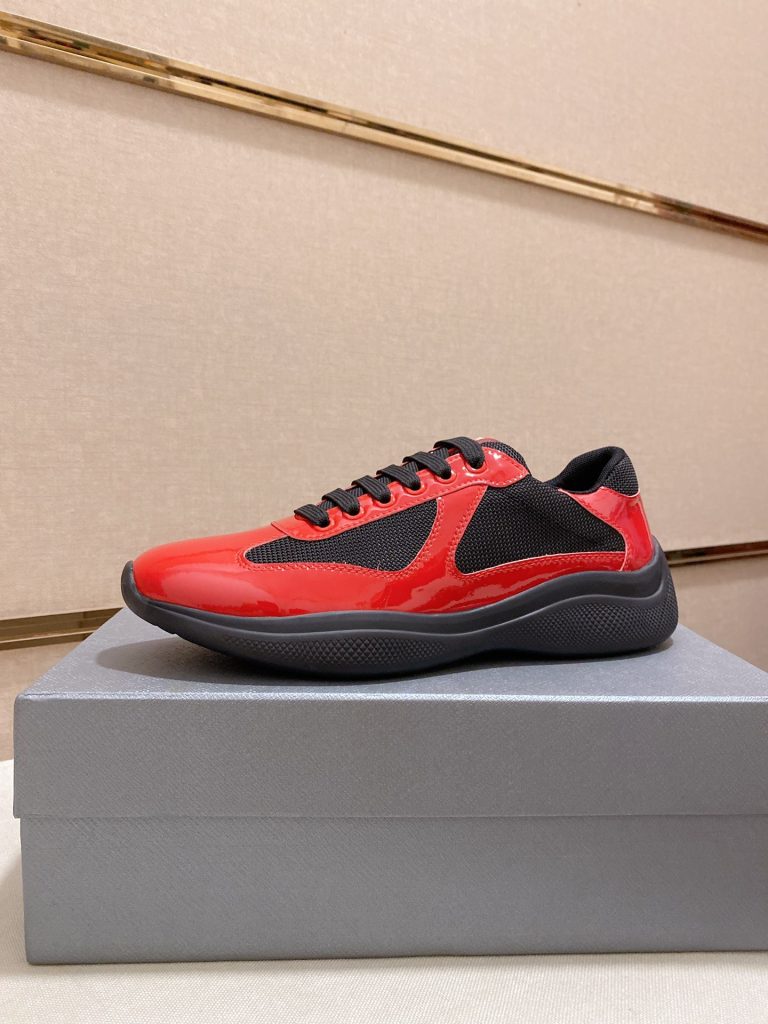 Prada Zapatos De Cuero Casual Diseñador Mejor Replica Sitios De Zapatos