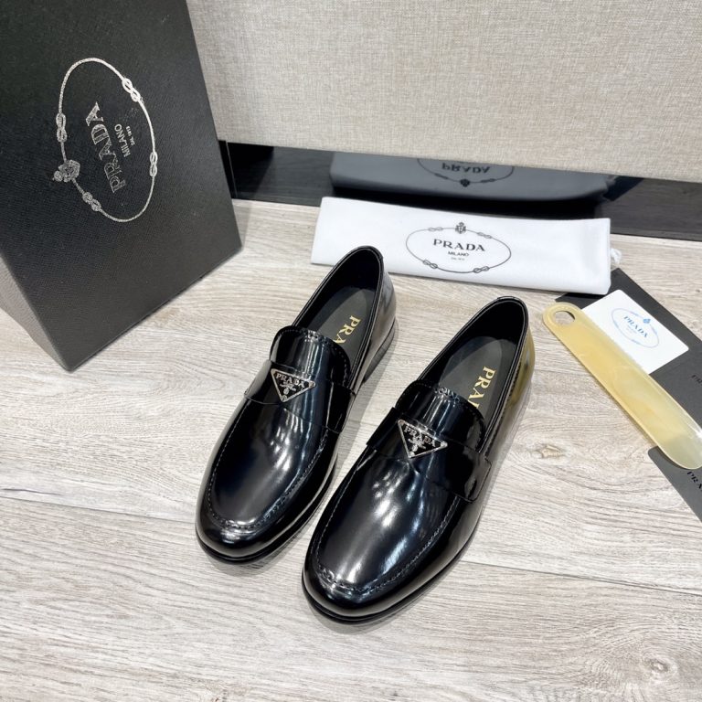 Prada Shoes Leather Casual Look Alike Fake Shoes For Sale