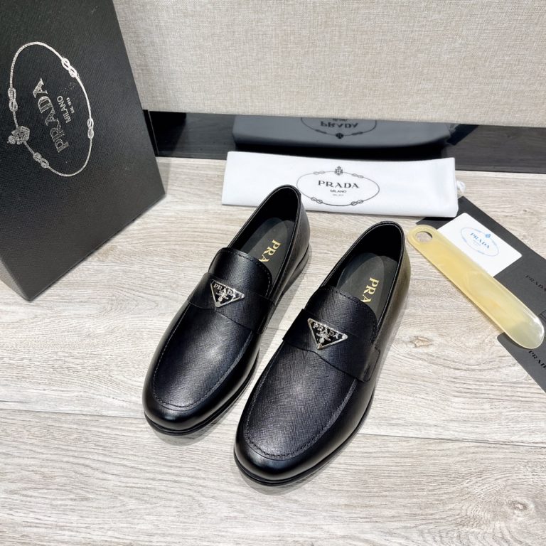Prada Shoes Leather Casual Luxury Knock Off Designer Shoes