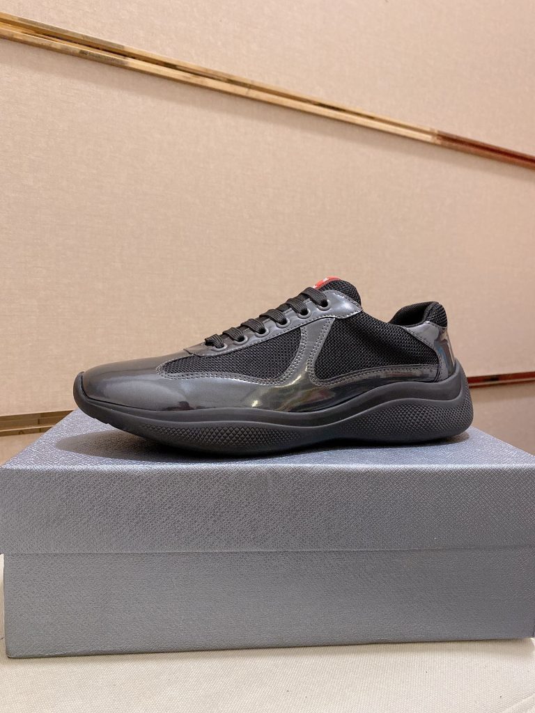 Prada Schuhe Leder Casual Replik Faux Valentino Schuhe