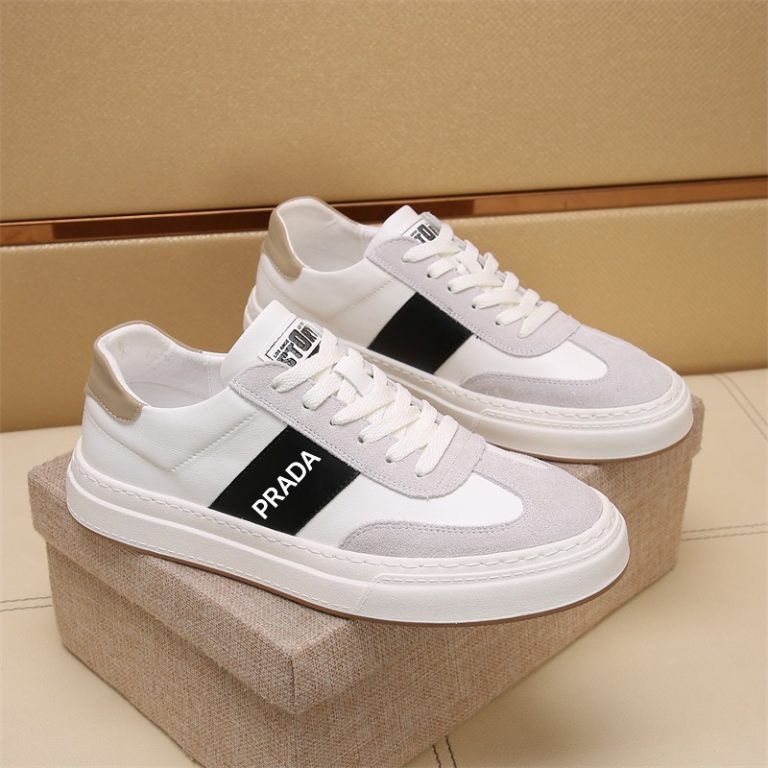 Prada Shoes White Luxury Fake Designer Shoes Cheap
