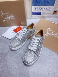 Replica Christian Louboutin Shoes Red Cowhide Designer 0