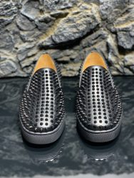 Réplica de Christian Louboutin Zapatos de cuero de vaca rojo Dupe Diseñador 4