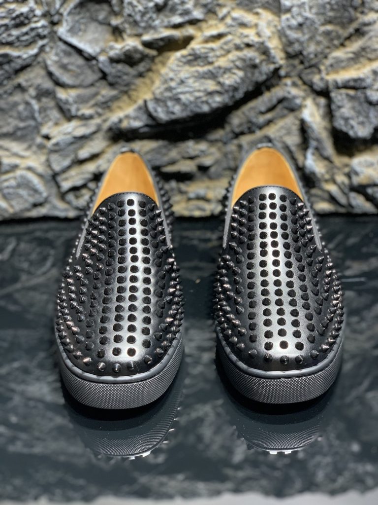 Réplica de Christian Louboutin Zapatos de cuero de vaca rojo Dupe Diseñador 4