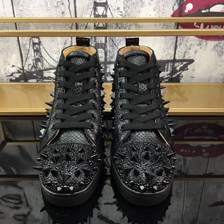 Replik Christian Louboutin Schuhe Rotes Rindsleder Erste Kopie Designer 16