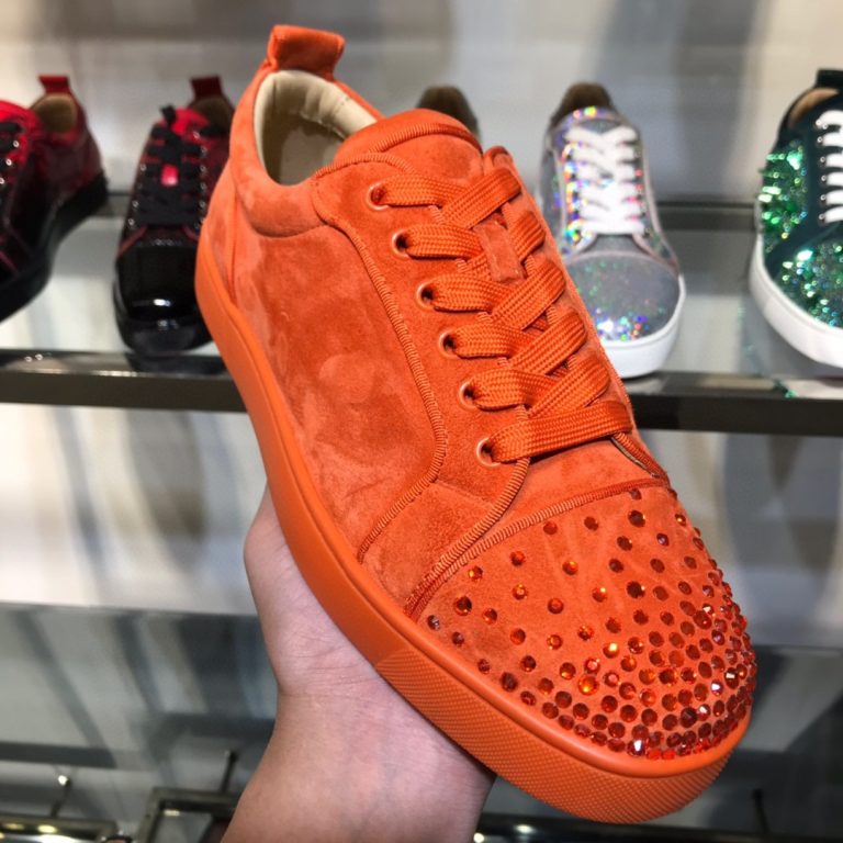 Replica Christian Louboutin Shoes Red Cowhide First Copy Designer 8