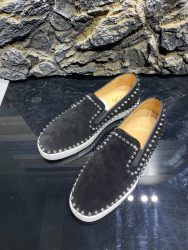 Replica Christian Louboutin Shoes Red Cowhide High Quality Designer